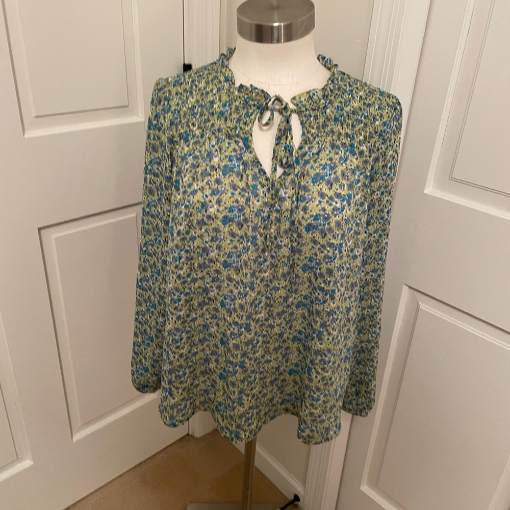Rachel Zoe, patterned blouse, size medium